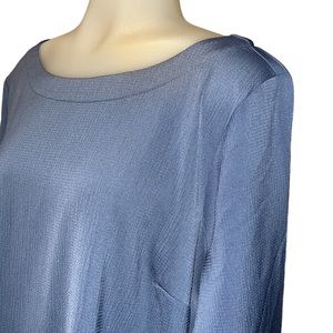 J. Jill Slate Blue Relaxed Tunic Top